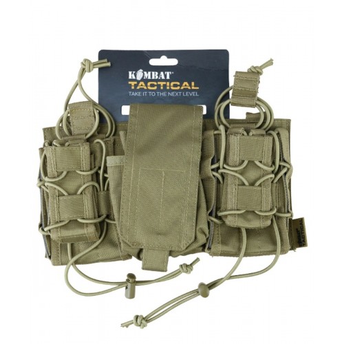 MODULAR FAST RIG (Coyote), The Modular Fast Rig is a compact and versatile MOLLE load-carrying solution designed for rapid access and efficient organisation